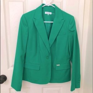 Calvin Klein true green blazer